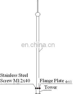 High Quality and Low Price Railway Lightning Rod for Lightning Protection Equipment photo-4