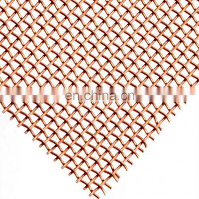 Brass Plain Weave Woven Wire Mesh Copper Filter Mesh Screen