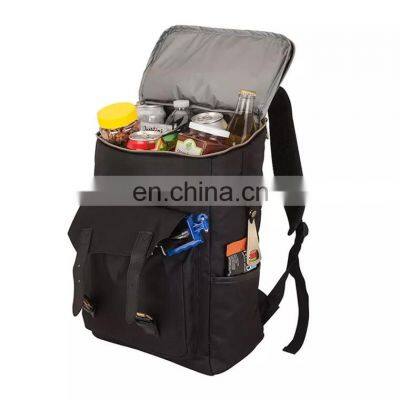 Cooler Backpack Food 600D 6 Bottle Wine Cooler Bag Large Capacity Insulated Outdoor 30L Bubble Foil Cooler Bag Guangzhou 1000pcs photo-3
