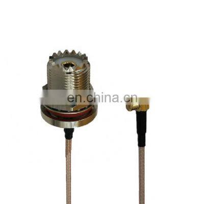 MCX Male R/A to Uhf Pl259 Male Connector RG58 LMR200 LMR400 S141 S405 Coaxial Jumper Cable photo-3