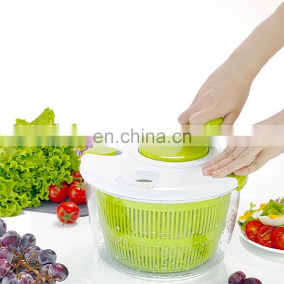 5L Container Commercial Large Capacity Multifunction Plastic Vegetables Dry Salad Food Spinner