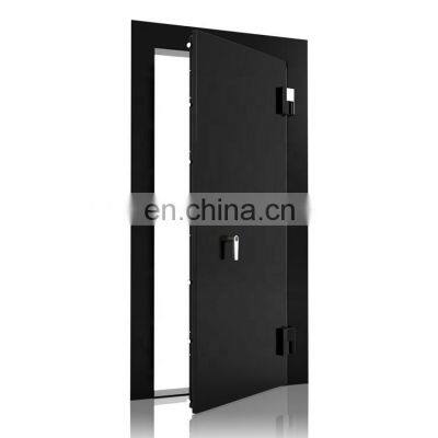 Strong security steel storage money used steel room bank vault safe door with round handle