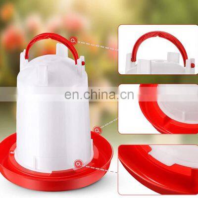 Hanging Poultry Feeder Plastic Poultry Fountain Chicken Drinker Waterer Kit Set photo-3