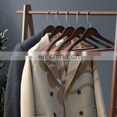 Fashion Wholesale Designer Luxury Dress Trouser Suit Scarf Custom Pant Wooden Coat Clothes Hanger photo-4