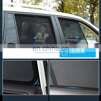 4pcs Custom-Fit 100% Fold-able Car Magnetic Sunshade for Toyota LEVIN/PRADO Sun Shade Car Curtain Sunshade photo-4
