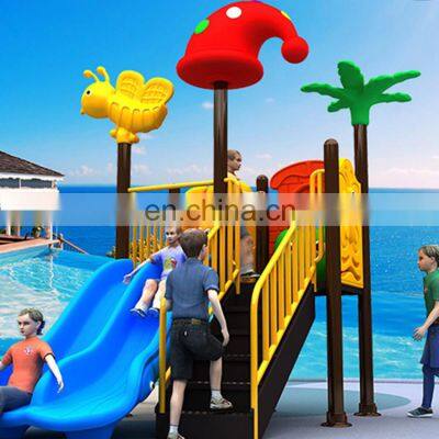 Guangzhou Kids Children Slide Outdoor Playground Equipment Outdoor Plastic Slides photo-5