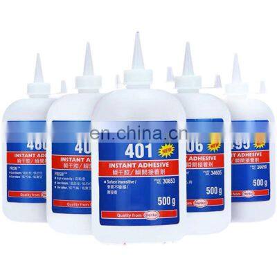 500g Super Glue Loctiter 406 495 480 403 instant glue liquid for plastic rubber metal ceramic Repairing Not whitish and odorless