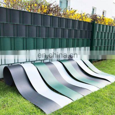 Garden Privacy Protection PVC Tarpaulin Screen Fence Strip Roll /China Hard Strip Fence Roll photo-5