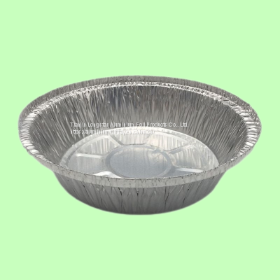 7 Inch Round Disposable Aluminum Foil Pie Platters Customized Tableware Factory