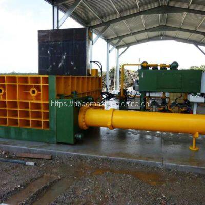 factory waste metal iron copper press machine