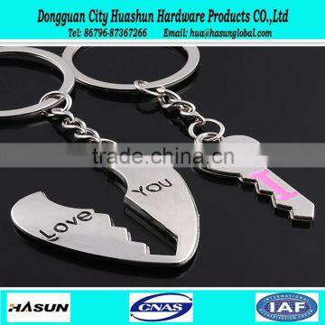 popular wholesale couple keychain with best price