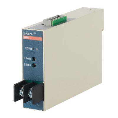 Acrel BM-AI/IS Current isolator powered by output input AC 0-1/5A output DC 4-20mA TS35 rail mounting