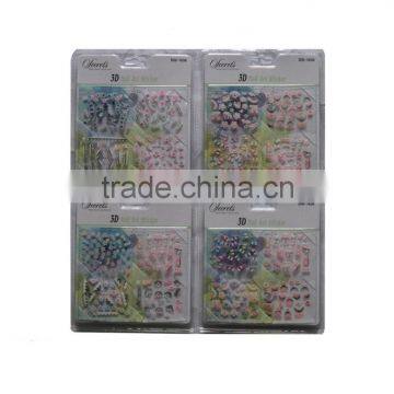 3D crystal nail sticker/nail art sticker /nail sticker printing