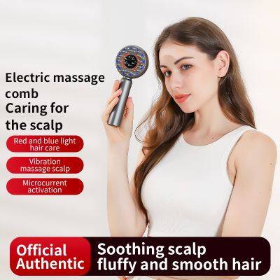 Portable Cordless Electric Head Massager Scalp Massage Comb for Hair and Scalp Care photo-2