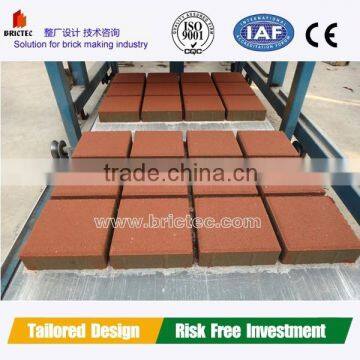 Competitive price concrete pavement brick making machine with video