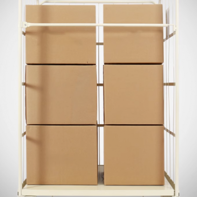 Warehouse Galvanized Wire Roller Cart Wholesale, Cage Trolley photo-3