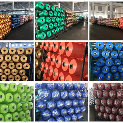 PES Anti-UV Yarn Filament Dope Dyed Textured Yarn DTY High Color Fastness to Sunlight