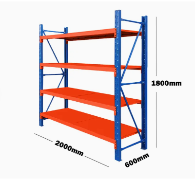 Warehouse Equipment Stacking Light Duty Storage Rack Shelf