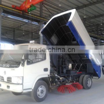 Hot Sale Good performance Dongfeng price of road sweeper truck,mini street sweeping machine sale