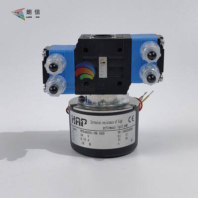 Original HAP NT04692C-HB600 Fast-Track Flat Double-Head Liquid Diaphragm Pump, Ceramic Digital Inkjet Printing Machine Circulation Double-Head Pump