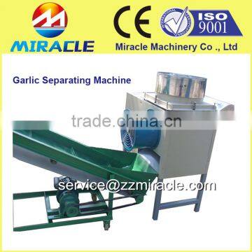 Garlic breaking and peeling machine from vegetable and seasoning process industry