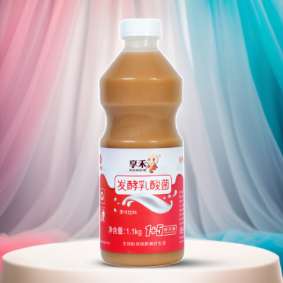 Xianghe 5X Concentrated Lactic Acid Bacteria Drink, Yakult Quality, 0 Fat High Protein, 72h Fermentation, Acid Resistant No Flocculation Beverage Base