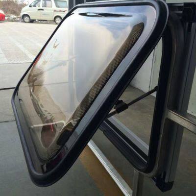 Автомобильное стекло с алюминиевым раменем и резиной