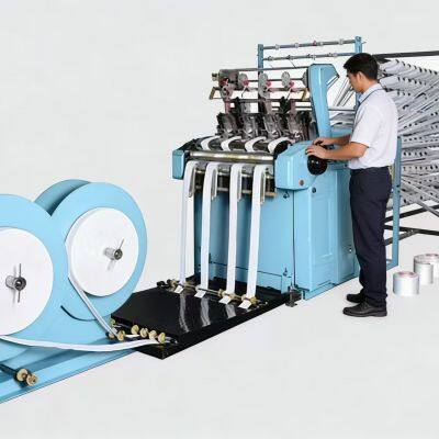 Telares automáticos de cintas para bolsas jumbos de alta resistencia. Máquina de tejer correas para bolsas de contenedores de PP. Precio de fábrica