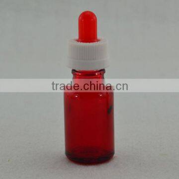 15ml glass dropper bottles with childproof dropper e cigarret liquid bottles