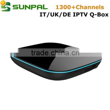 Wholesale android tv box with italy iptv account one year 6 month ip tv apk account italian iptv albania channels                        
                                                                                Supplier's Choice