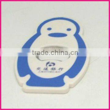 fashion promotional plastic advertising cute penguin beer bottle opener