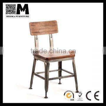 Metal Chair/Wooden Seat Chair/Lyon Industrial Chair/Lyon Wooden Seat Industrial Chair