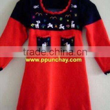 Arpillera Dress for Girls Peru