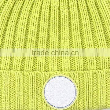 Kids Lovely Tiger Applique Knitted Patterns Beanie Hats photo-4