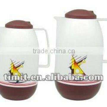 0.5L Plastic Vacuum FLask with FLower (V-H20905)