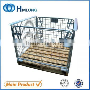 Australian type collapsible steel wire pallet cage