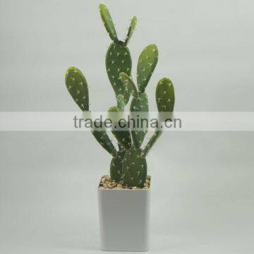 Decorative Artificial Cactus Plants of melamine pot with nice price