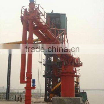 300t/h screw type ship unloader
