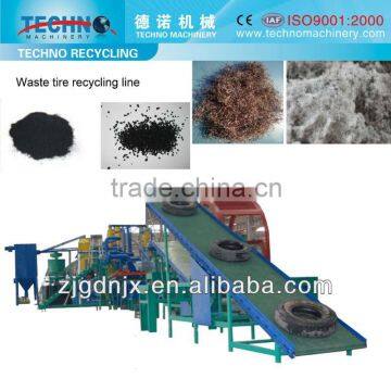 tire recycle machine-waste tire recycling line