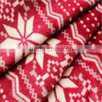 100% polyester 288F both side quilting flannel fabric