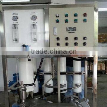 Commercial seawater desalination plant water treatment for irrigation