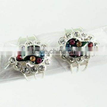 Illusion Floral !! Multi CZ 925 Sterling Silver Toe Rings, Wholesale Supplier Of Designer Toe Rings, Silver Jewelry Wholesale