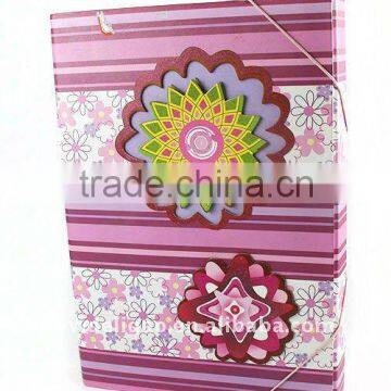 Color Art Paper Desktop File Box for Office Stationery Cardboard A4 or FC Size