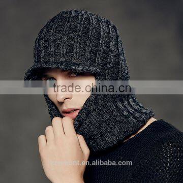 Professional manufacturer the hat made of mink knitted