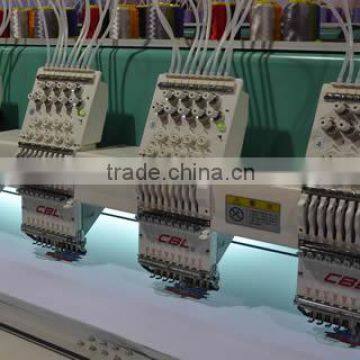 New condition 9 needle 12 head High speed computerized embroidery machine for sale