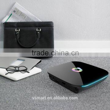 Vensmile Q-Box Android Player with Amlogic S905 TV Box Q-Box Kodi 16.0 2GB 16GB Storage Android 5.1 Smart Media Player Q-Box
