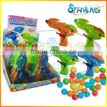 Hot sell cheap plastic water gun toys with candy for kids