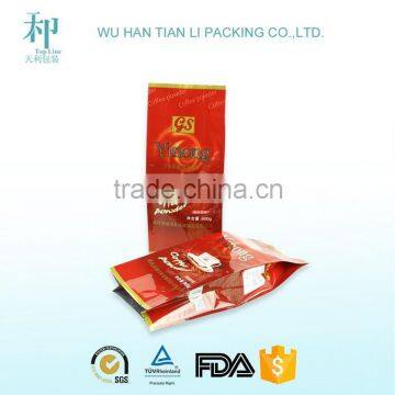 250g 500g 1kg 2kg 12oz 14oz 16oz Aluminum foil matte black Side gusset coffee plastic pouch bag