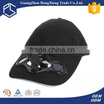 Guanghzou unique high quality sandwich solar fan baseball cap