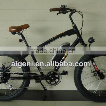 Newest good appearance electric bicycle beach cruiser with fat tires